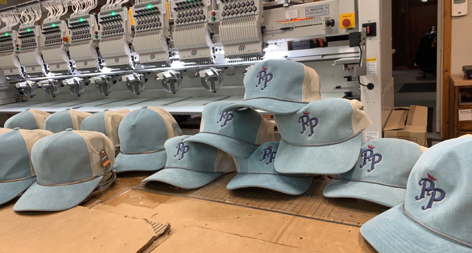 Hats in production